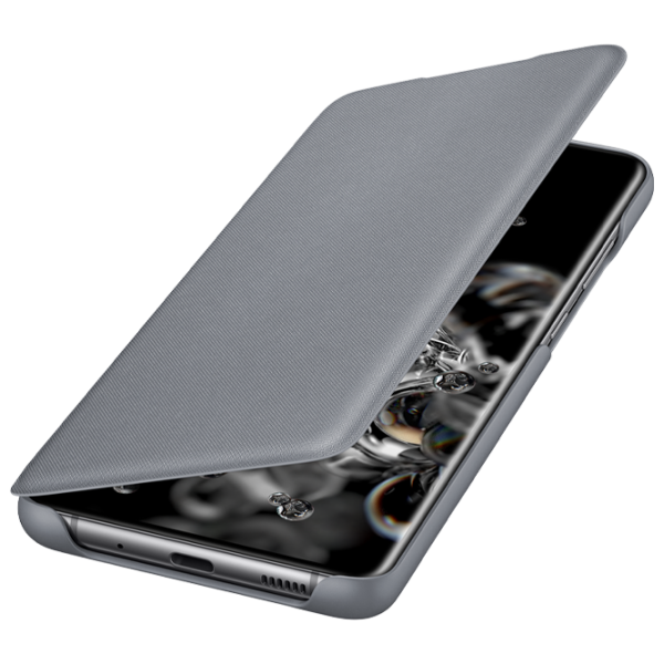 Чехол для смартфона Samsung Galaxy S20 Ultra Samsung/ Flip Wallet/ Силикон/ Серый photo 4