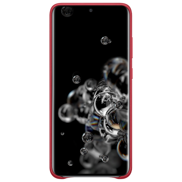 Чехол для смартфона Samsung Galaxy S20 Ultra Samsung/ Back/ Кожа/ Красный photo 2