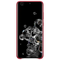 Husă pentru smartphone Samsung Galaxy S20 Ultra Samsung/ Back/ Piele/ Red photo 2