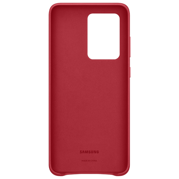 Чехол для смартфона Samsung Galaxy S20 Ultra Samsung/ Back/ Кожа/ Красный photo 3
