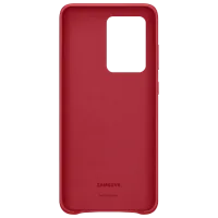 Husă pentru smartphone Samsung Galaxy S20 Ultra Samsung/ Back/ Piele/ Red photo 3