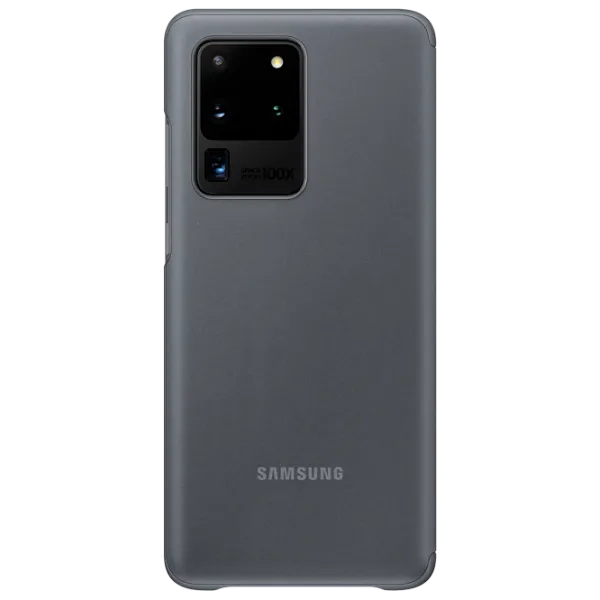 Чехол для смартфона Samsung Galaxy S20 Ultra Samsung/ Flip Cover/ PU/ Серый photo 2