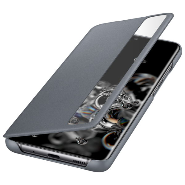 Чехол для смартфона Samsung Galaxy S20 Ultra Samsung/ Flip Cover/ PU/ Серый photo 3