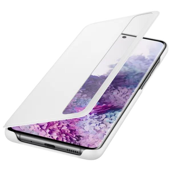 Чехол для смартфона Samsung Galaxy S20+ Samsung/ Flip Cover/ PU/ Белый photo 4