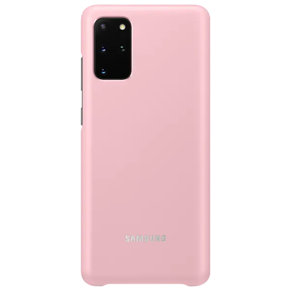 Husă pentru smartphone Samsung Galaxy S20+ Samsung/ Led Cover/ Silicon/ Pink photo 2