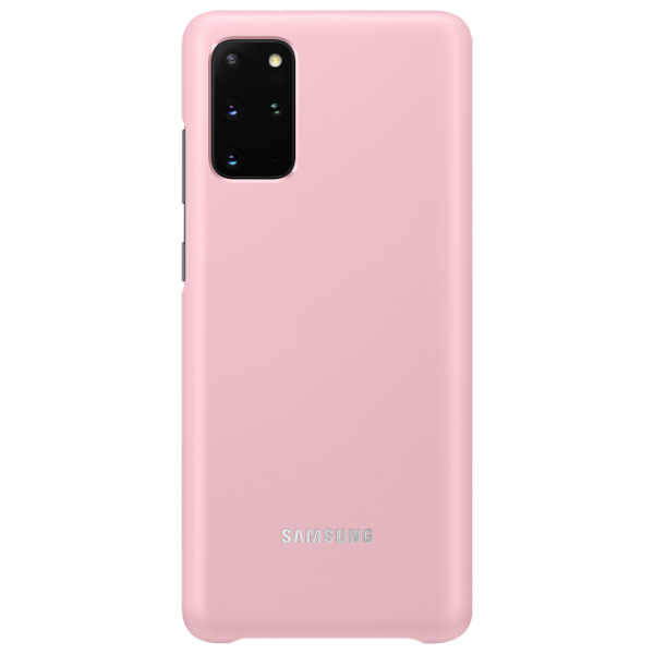 Husă pentru smartphone Samsung Galaxy S20+ Samsung/ Led Cover/ Silicon/ Pink photo 2
