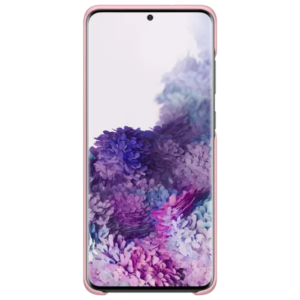 Husă pentru smartphone Samsung Galaxy S20+ Samsung/ Led Cover/ Silicon/ Pink photo 3