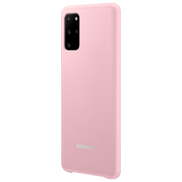 Husă pentru smartphone Samsung Galaxy S20+ Samsung/ Led Cover/ Silicon/ Pink photo 4