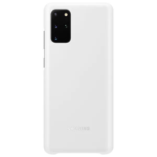 Husă pentru smartphone Samsung Galaxy S20+ Samsung/ Led Cover/ Silicon/ White photo 3