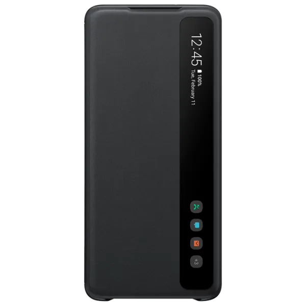 Чехол для смартфона Samsung Galaxy S20+ Samsung/ Flip Cover/ Силикон/ Черный photo 2