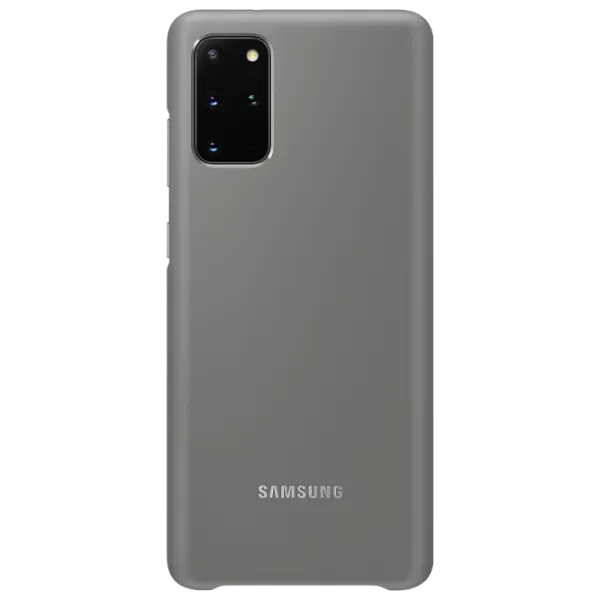 Husă pentru smartphone Samsung Galaxy S20+ Samsung/ Led Cover/ Silicon/ Gray photo 2