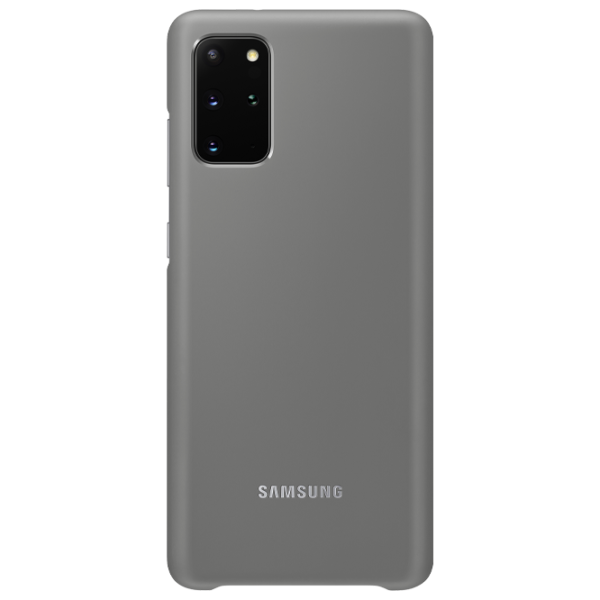 Husă pentru smartphone Samsung Galaxy S20+ Samsung/ Led Cover/ Silicon/ Gray photo 2
