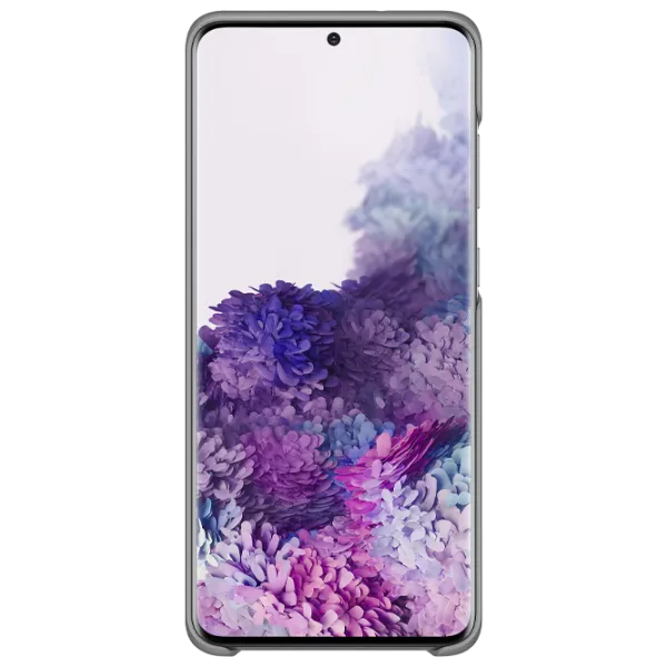 Husă pentru smartphone Samsung Galaxy S20+ Samsung/ Led Cover/ Silicon/ Gray photo 3