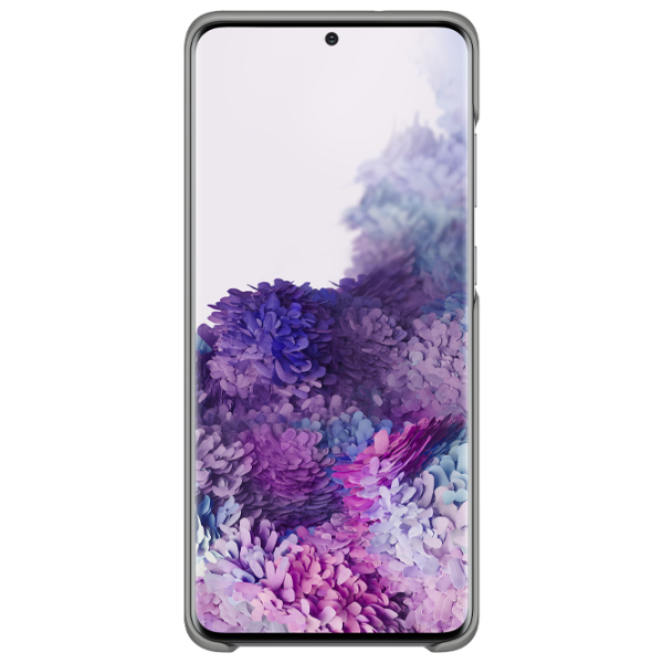 Husă pentru smartphone Samsung Galaxy S20+ Samsung/ Led Cover/ Silicon/ Gray photo 3
