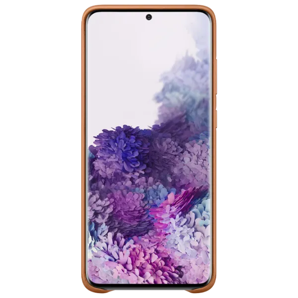 Чехол для смартфона Samsung Galaxy S20+ Samsung/ Leather/ Коричневый photo 3