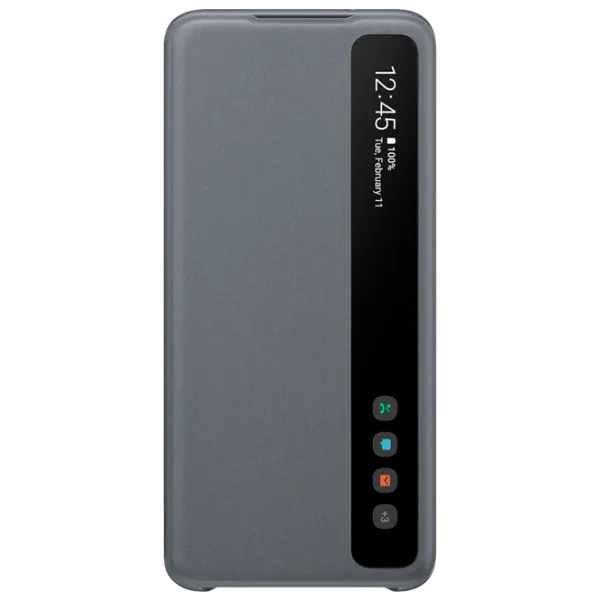 Чехол для смартфона Samsung Galaxy S20+ Samsung/ Led Cover/ Силикон/ Черный photo 2