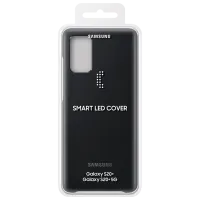 Husă pentru smartphone Samsung Galaxy S20+ Samsung/ Led Cover/ Silicon/ Black photo 5