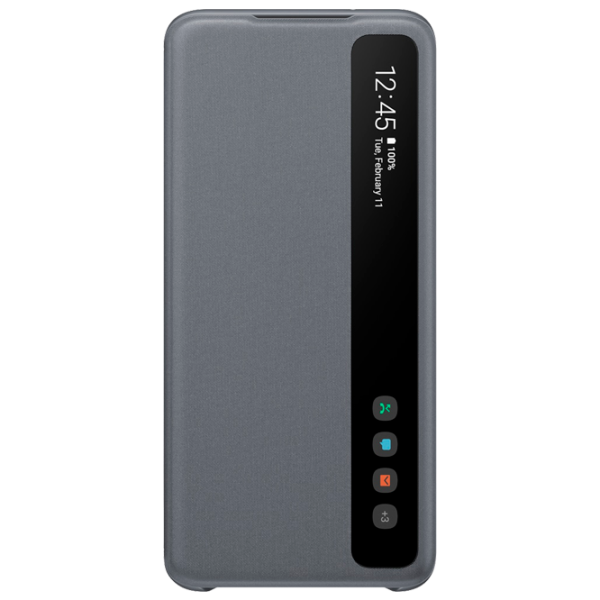 Чехол для смартфона Samsung Galaxy S20 Samsung/ Flip Cover/ Силикон/ Серый photo 2