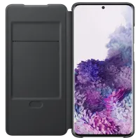Husă pentru smartphone Samsung Galaxy S20 Samsung/ LED Flip Wallet/ Silicon/ Black photo 3