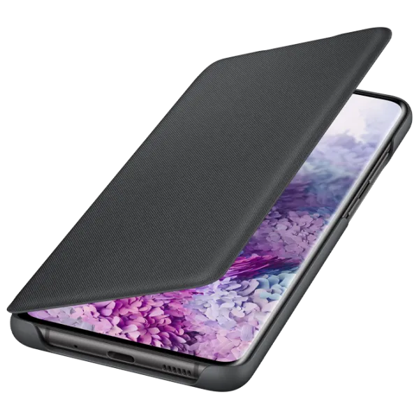 Чехол для смартфона Samsung Galaxy S20 Samsung/ LED Flip Wallet/ Силикон/ Черный photo 4