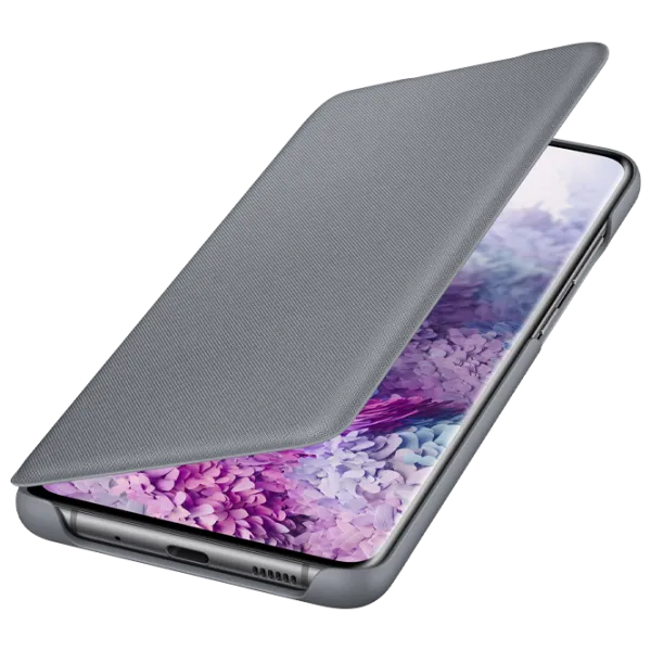 Чехол для смартфона Samsung Galaxy S20 Samsung/ LED Flip Wallet/ Силикон/ Серый photo 3
