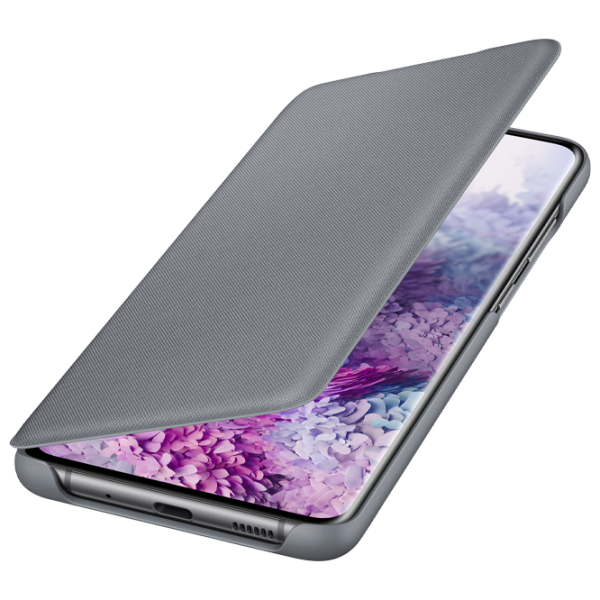 Чехол для смартфона Samsung Galaxy S20 Samsung/ LED Flip Wallet/ Силикон/ Серый photo 3