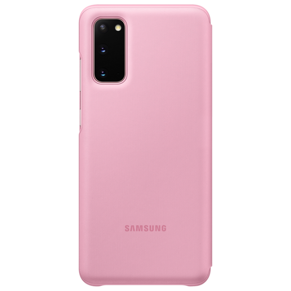 Чехол для смартфона Samsung Galaxy S20 Samsung/ LED Flip Wallet/ Силикон/ Розовый photo 2
