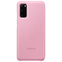Чехол для смартфона Samsung Galaxy S20 Samsung/ LED Flip Wallet/ Силикон/ Розовый photo 2