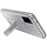 Чехол для смартфона Samsung Galaxy S20 Samsung/ Protective Standing/ PC/ Серебристый photo 5