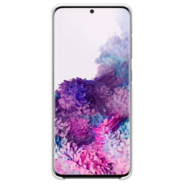 Husă pentru smartphone Samsung Galaxy S20 Samsung/ Led Cover/ Silicon/ White photo 4