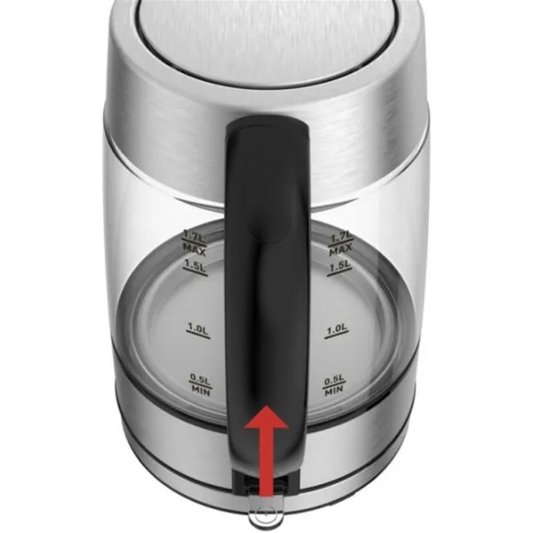 Ceainic electric Tefal KI772D38 1.7l / Ascuns / Black photo 4