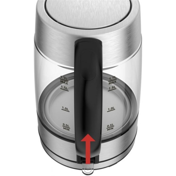 Ceainic electric Tefal KI772D38 1.7l / Ascuns / Black photo 4