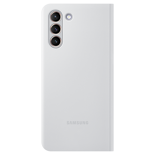 Husă pentru smartphone Samsung Galaxy S21 Samsung/ Smart Led View/ PC/ Light Gray photo 2