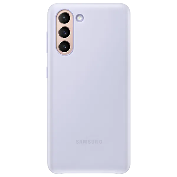 Чехол для смартфона Samsung Galaxy S21 Samsung/ Smart Led Cover/ PU/ Пурпурный photo 2