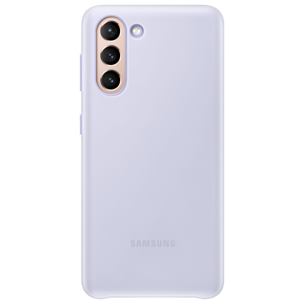 Чехол для смартфона Samsung Galaxy S21 Samsung/ Smart Led Cover/ PU/ Пурпурный photo 2