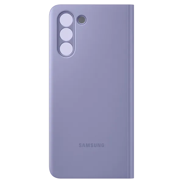 Чехол для смартфона Samsung Galaxy S21 Samsung/ Flip Cover/ PC/ PU/ Серый Пурпурный photo 5