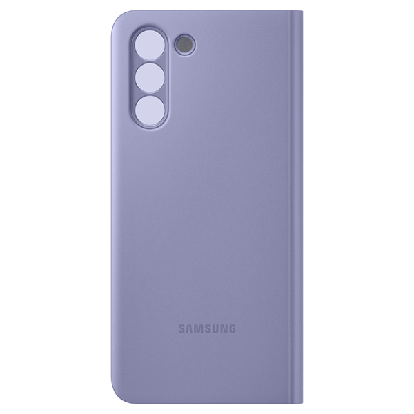 Чехол для смартфона Samsung Galaxy S21 Samsung/ Flip Cover/ PC/ PU/ Серый Пурпурный photo 5