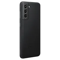 Чехол для смартфона Samsung Galaxy S21 Samsung/ Back/ Кожа/ Черный photo 2