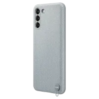 Чехол для смартфона Samsung Galaxy S21+ Samsung/ Back/ Текстиль/ Mint Серый photo 2