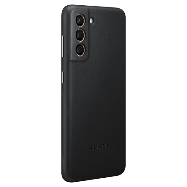 Чехол для смартфона Samsung Galaxy S21+ Samsung/ Back/ Кожа/ Черный photo 2