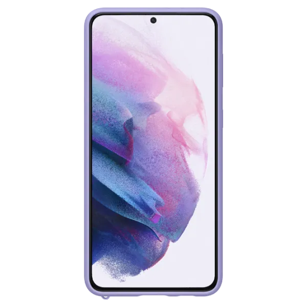 Чехол для смартфона Samsung Galaxy S21+ Samsung/ Back/ Текстиль/ Пурпурный photo 3