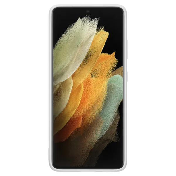 Чехол для смартфона Samsung Galaxy S21 Ultra Samsung/ Back/ TPU/ Светлый Серый photo 2