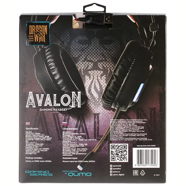 Наушники Qumo Avalon Черный Проводная/ Игровой photo 7