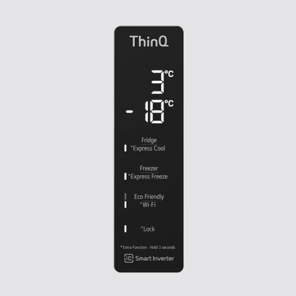 Frigider LG GA-B509CVQM cu congelator jos LINEARCooling/MetalFresh/DoorCooling+/White photo 7