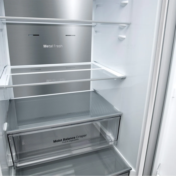 Frigider LG GA-B509CVQM cu congelator jos LINEARCooling/MetalFresh/DoorCooling+/White photo 9