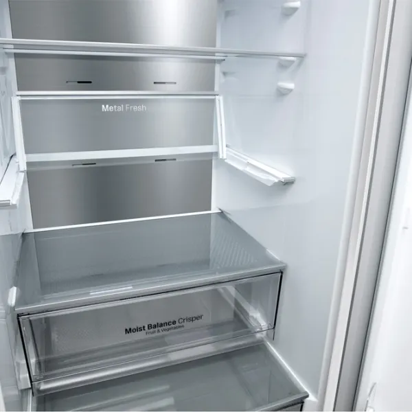 Frigider LG GA-B509CVQM cu congelator jos LINEARCooling/MetalFresh/DoorCooling+/White photo 10