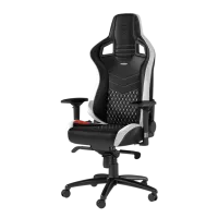 Scaun Gaming NOBLECHAIRS EPIC Series White Black photo 3
