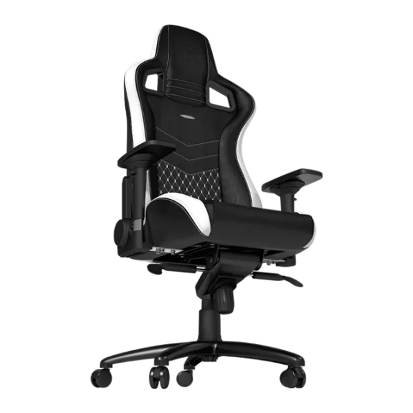 Игровое кресло NOBLECHAIRS EPIC Series Белый Черный photo 5