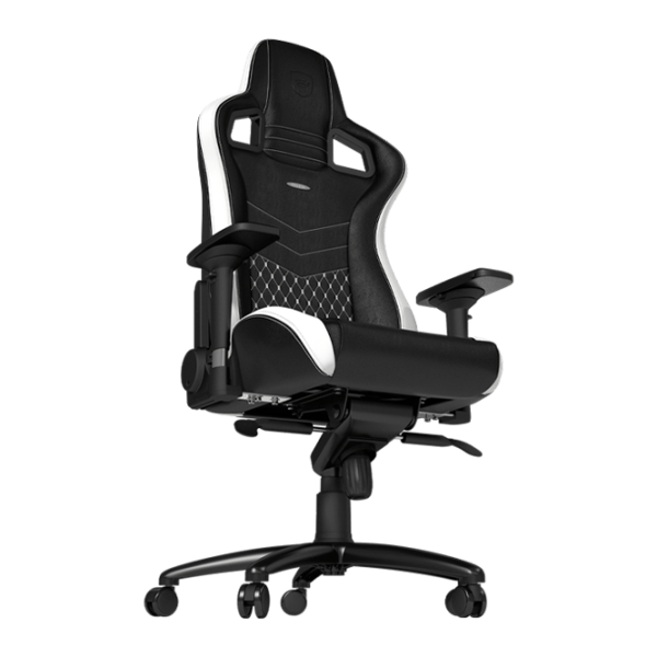 Игровое кресло NOBLECHAIRS EPIC Series Белый Черный photo 5