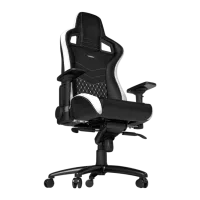 Scaun Gaming NOBLECHAIRS EPIC Series White Black photo 5